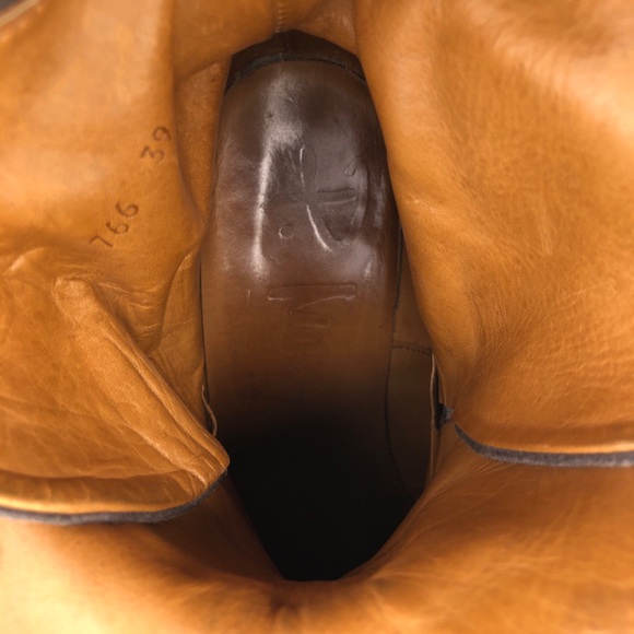 P. Monjo Lexi Gray Leather Ankle Boots EUR 39 - Picture 9 of 13